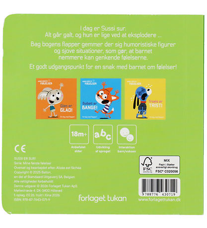 Forlaget Tukan Bog m. Flapper - Sussi Er Sur!