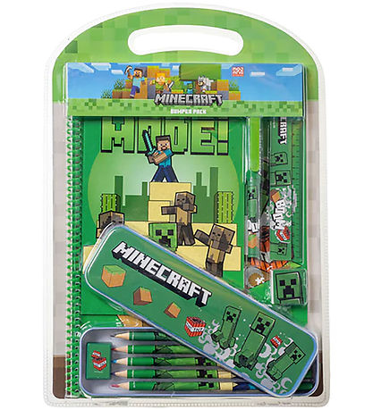 Minecraft Skrivesæt - 12 Dele