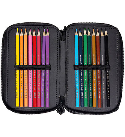 Minecraft Penalhus m. Indhold - Grøn