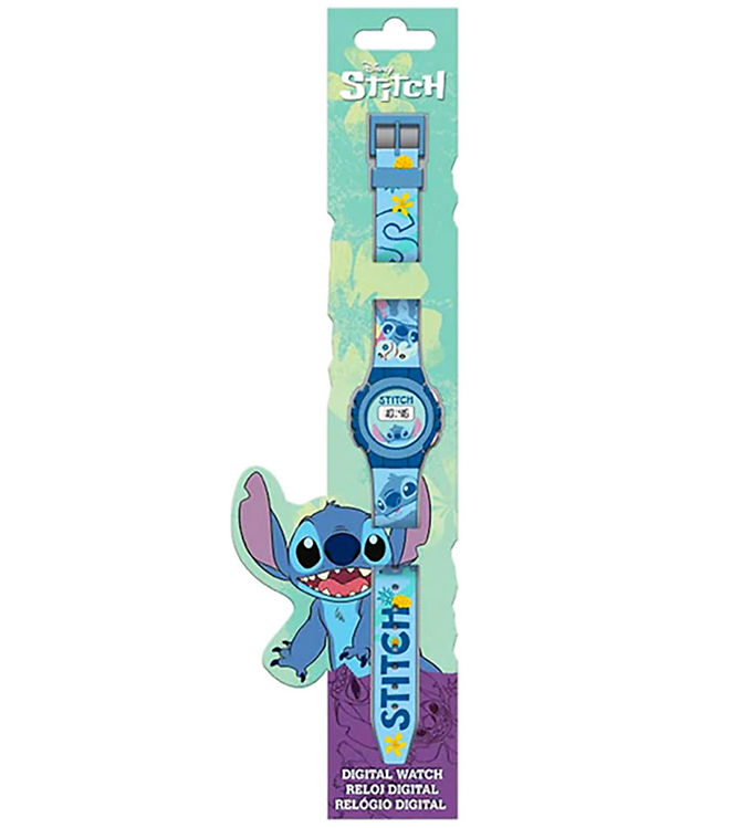 Stitch Armbåndsur - Digital - Blå