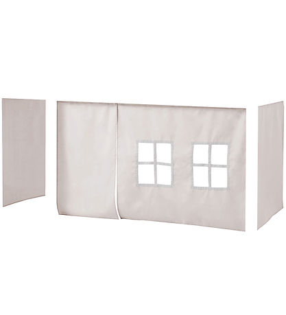 Hoppekids Forhæng Til Halvhøj Seng - 70x160 cm - Silver Cloud