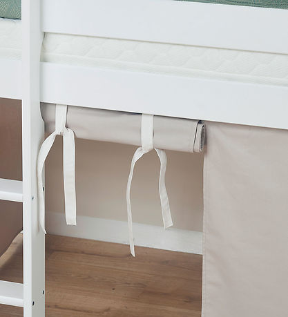 Hoppekids Forhæng Til Halvhøj Seng - 70x160 cm - Silver Cloud