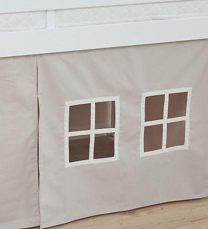 Hoppekids Forhæng Til Halvhøj Seng - 70x160 cm - Silver Cloud