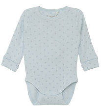 Fixoni Bodysuit l/s - Rib - Arctic Ice