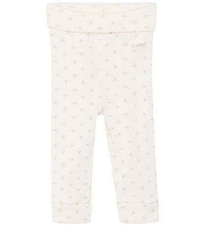 Fixoni Leggings - Rib - Gardenia