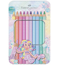 Faber-Castel farveblyanter - Sparkle Jumbo - 10 stk