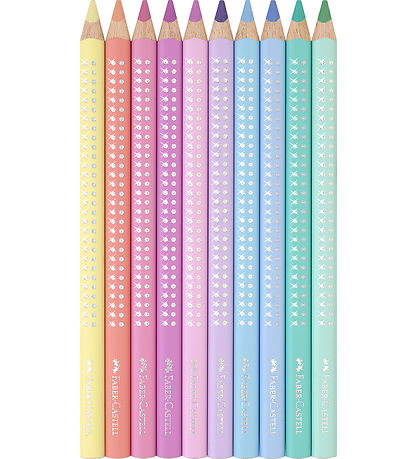 Faber-Castel farveblyanter - Sparkle Jumbo - 10 stk