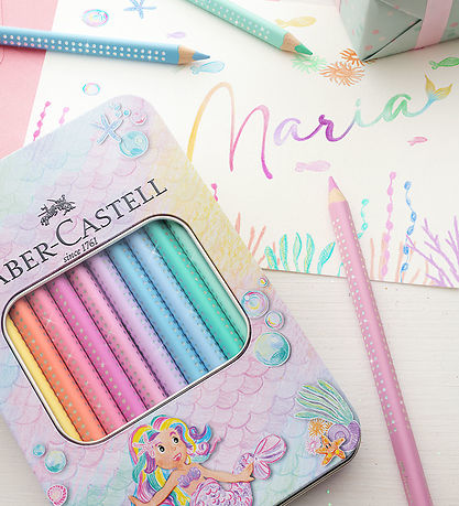 Faber-Castel farveblyanter - Sparkle Jumbo - 10 stk
