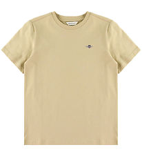GANT T-shirt - Shield - Oat Beige