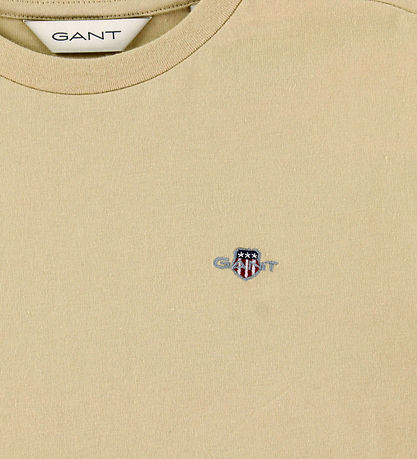 GANT T-shirt - Shield - Oat Beige