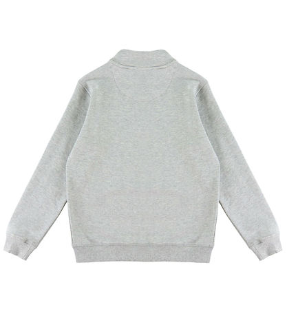 GANT Sweatshirt - Half Zip - Grey Melange