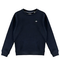 GANT Sweatshirt - Shield Crew - Evening Blue