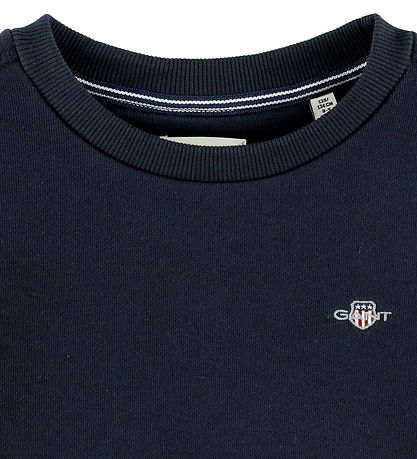 GANT Sweatshirt - Shield Crew - Evening Blue