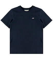 GANT T-shirt - Shield - Evening Blue