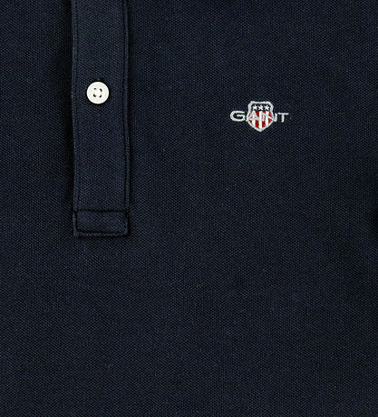 GANT Polo T-shirt - Shield - Evening Blue