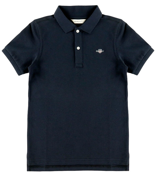 GANT Polo - Shield - Evening Blue