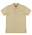 GANT Polo T-shirt - Shield - Oat Beige