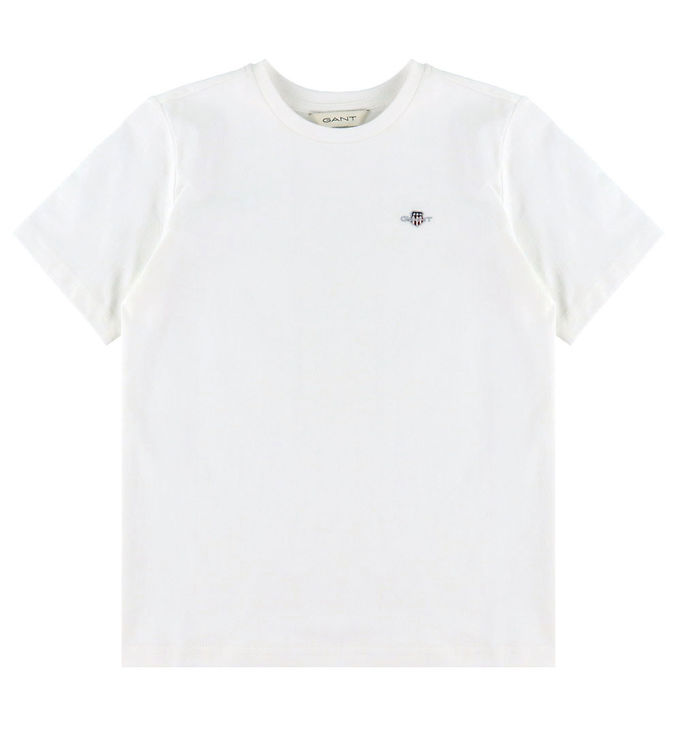 GANT T-shirt - Shield - Hvid