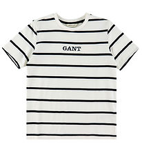 GANT T-shirt - Graphic Stripe - White
