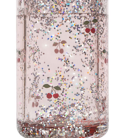Konges Sløjd Drikkedunk - Glitter - 350 ml - Cherry