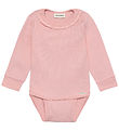 Minymo Body l/æ - Rib - Silver Pink
