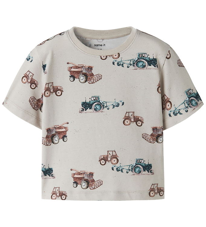 NAME IT T-shirt Janol Chateau Gray