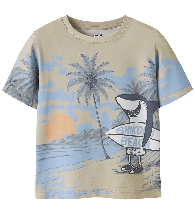 NAME IT T-shirt Jark Chateau Gray