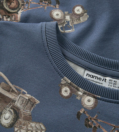 Name It Sweatshirt - NmmJanol - Vintage Indigo