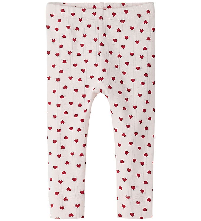 Name It NbfHilary Pointelle - Baby Leggings - Pink - 74