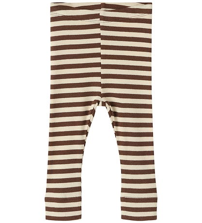 Name It Leggings - Rib - NbmJino - Rocky Road