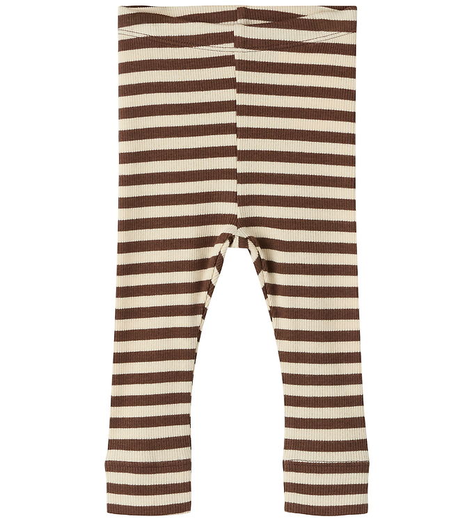 Name It Leggings - Rib - NbmJino - Rocky Road