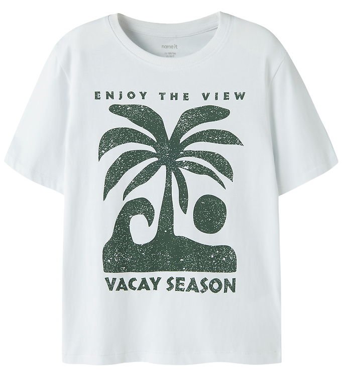 Name It T-shirt - NkmJude - Bright White