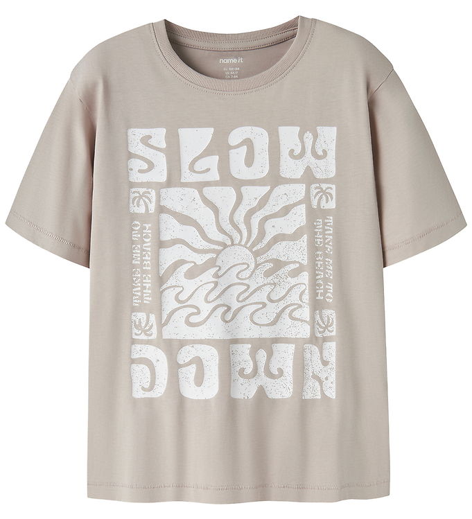 Name It T-shirt - NkmJude - Chateau Gray
