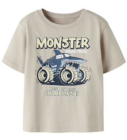 Name It T-shirt - NmmVanyo - 2-pak - Blue Fog/Chateau Gray