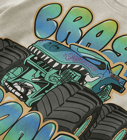 Name It T-shirt - NmmMore - Hot Wheels - Peyote Melange