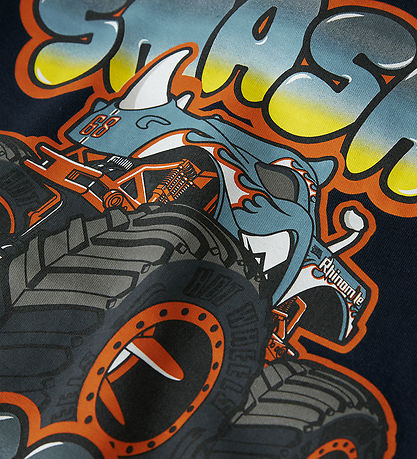 Name It T-shirt - NmmMore - Hot Wheels - Navy Blazer