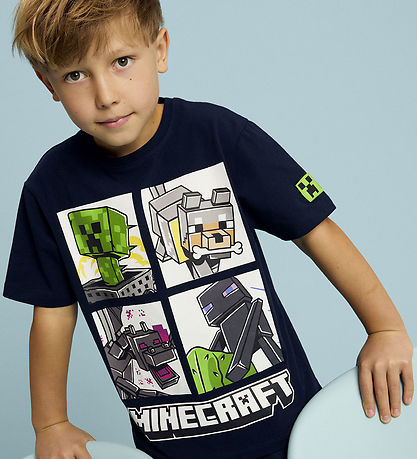 Name It T-shirt - NkmMykin - Minecraft - Navy Blazer