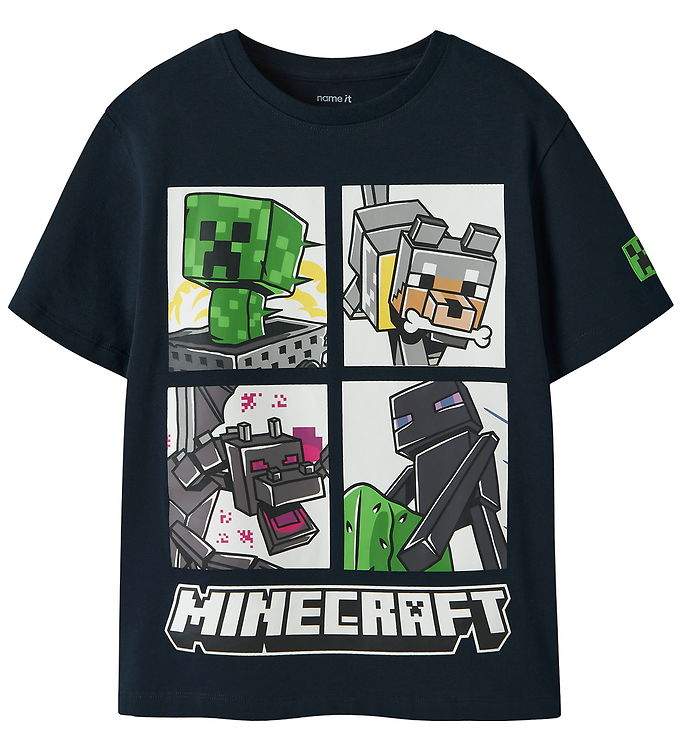 NAME IT T-shirt Mykin Minecraft Navy Blazer