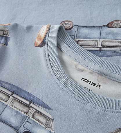 Name It T-shirt - NmmJaxon - Blue Fog
