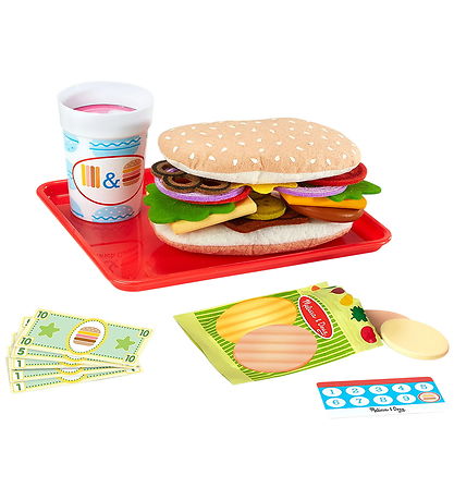 Melissa & Doug Legesæt - Sandwich Disk - 52 Dele