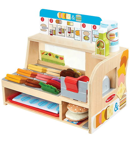 Melissa & Doug Legesæt - Sandwich Disk - 52 Dele