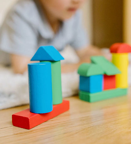 Melissa & Doug Trælegetøj - Byggeklodser - 100 stk