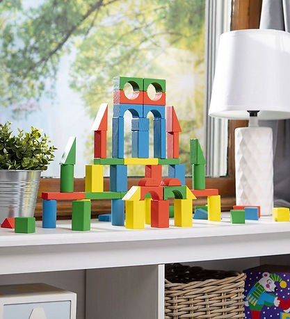 Melissa & Doug Trælegetøj - Byggeklodser - 100 stk