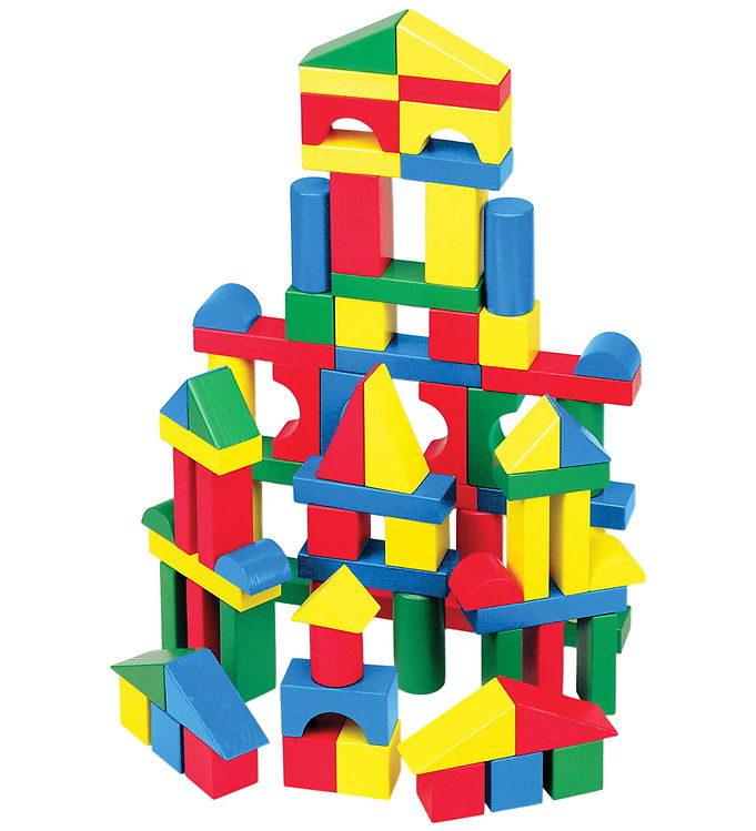 Melissa & Doug Trælegetøj - Byggeklodser - 100 stk