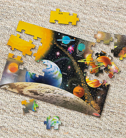 Melissa & Doug Gulvpuslespil - 48 Brikker - Solsystemet