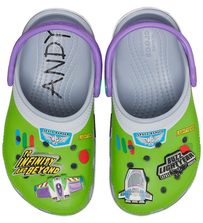 Crocs Sandaler m. Lys – Classic Clog T – Toy Story Buzz – Blue G