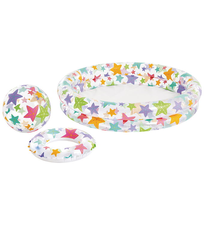 Intex Badebassinsæt - Badebassin/Bold/Badering - Starfish - 150