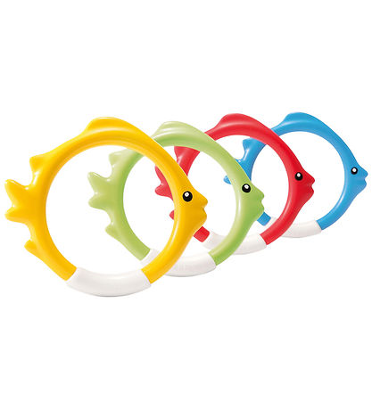 Intex Dykkeringe - Fisk - 4-pak