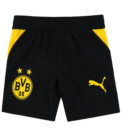 Puma Shortssæt - T-shirt/Shorts - BVB Home - Gul/Sort
