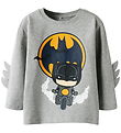 Name it Bluse - NmmOlej - Batman - Grey Melange